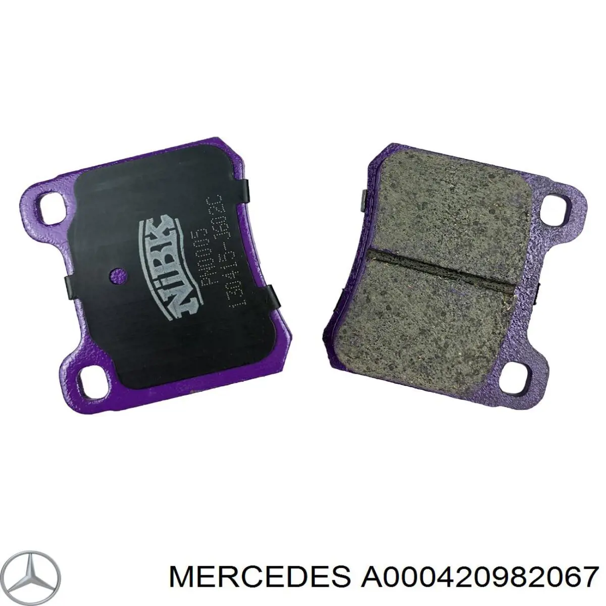 Колодки дисковые  Mercedes A000420982067 цена, от 12.17 USD