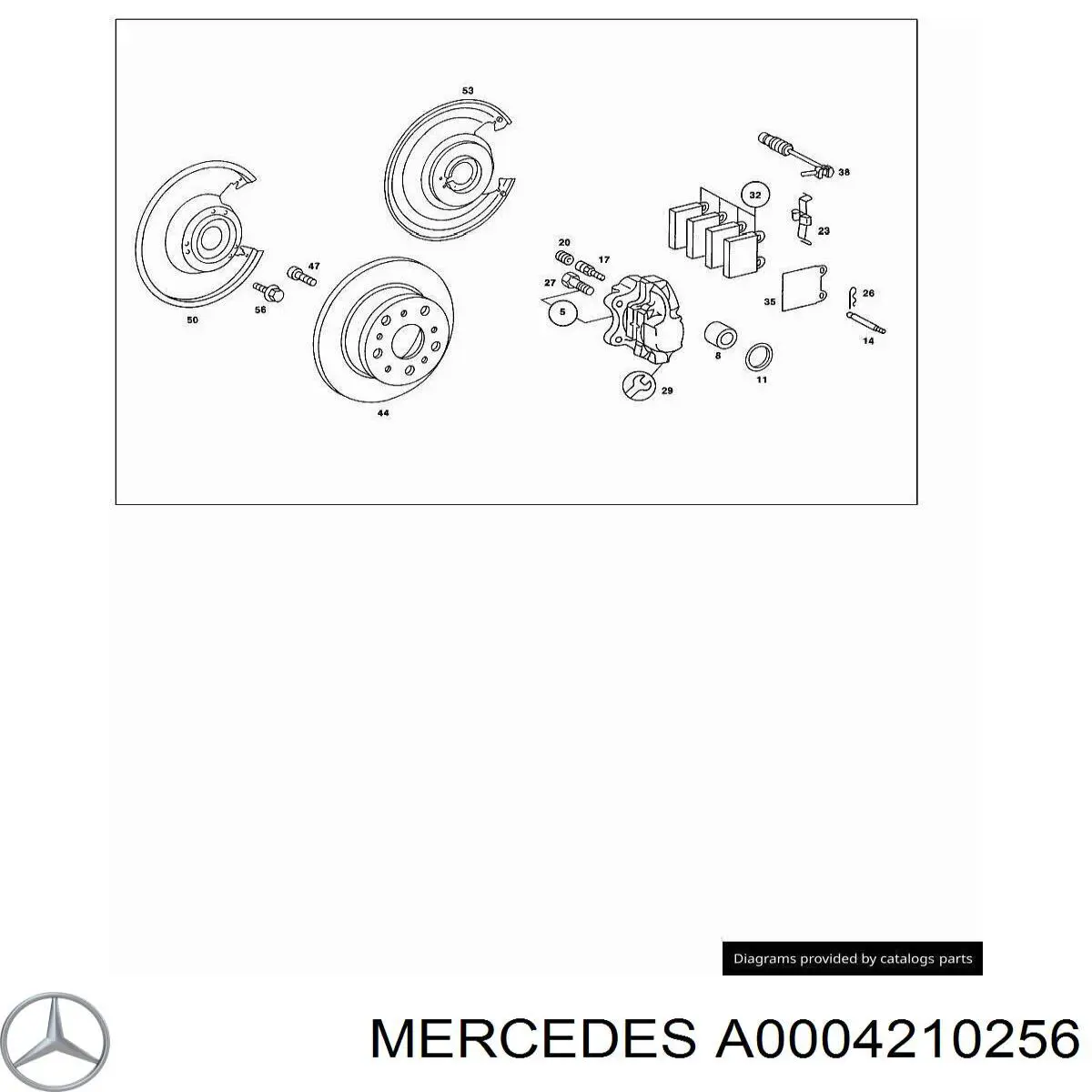 A0004210256 Mercedes 