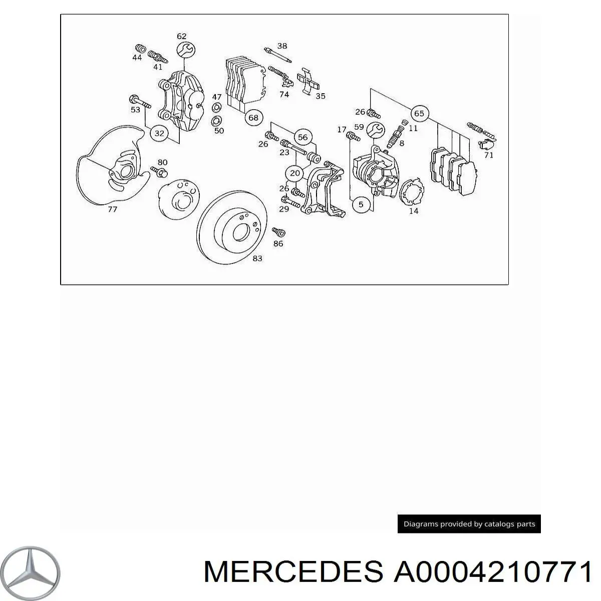  Mercedes A0004210771 цена, от 0.57 USD