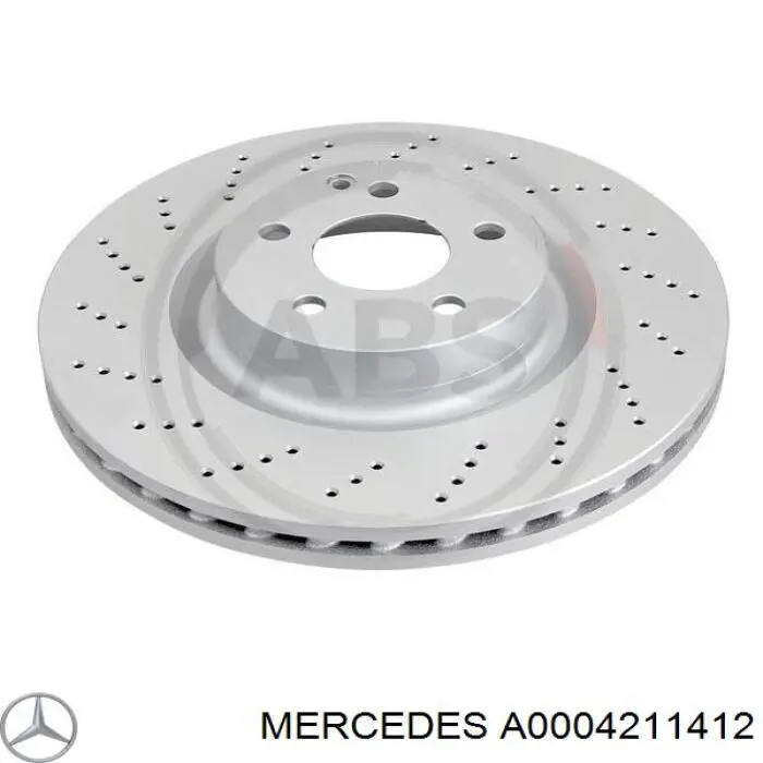 A0004211412 Mercedes тормозные диски