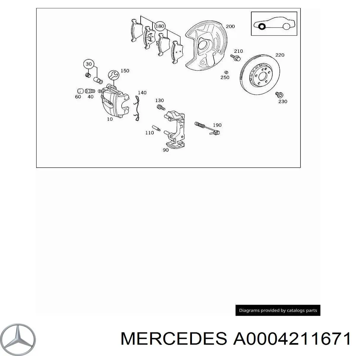 A0004211671 Mercedes 