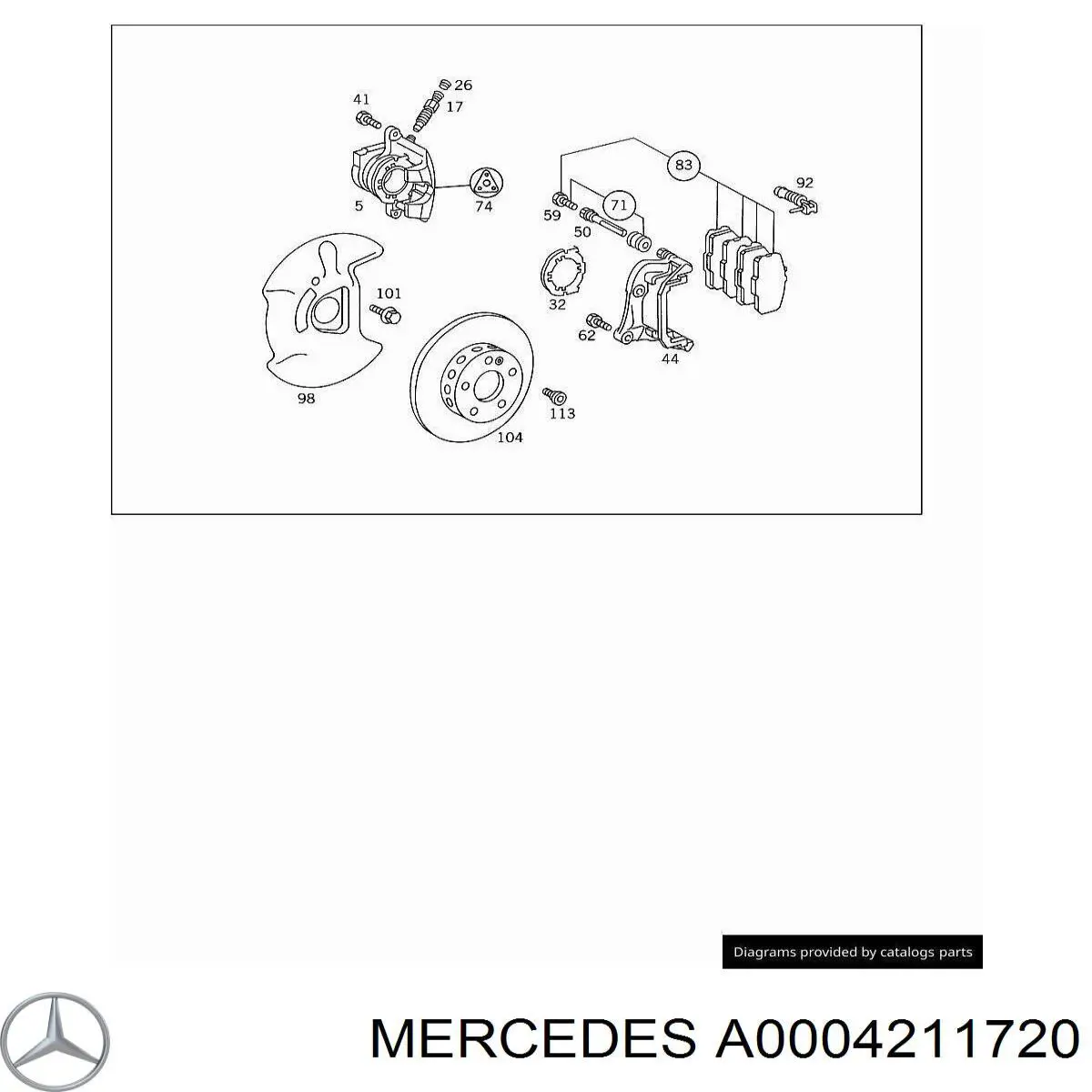 A0004211720 Mercedes 