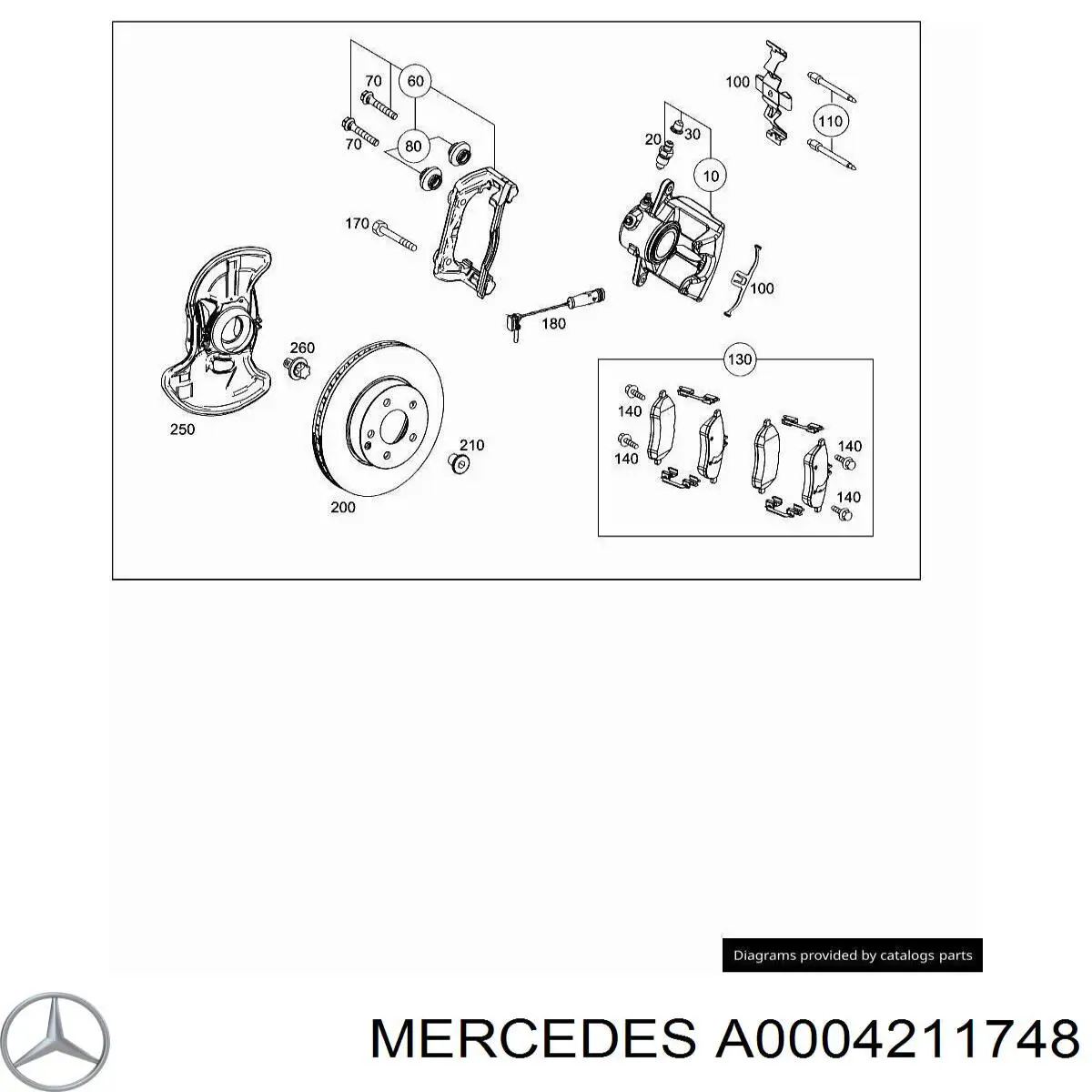  Mercedes A0004211748