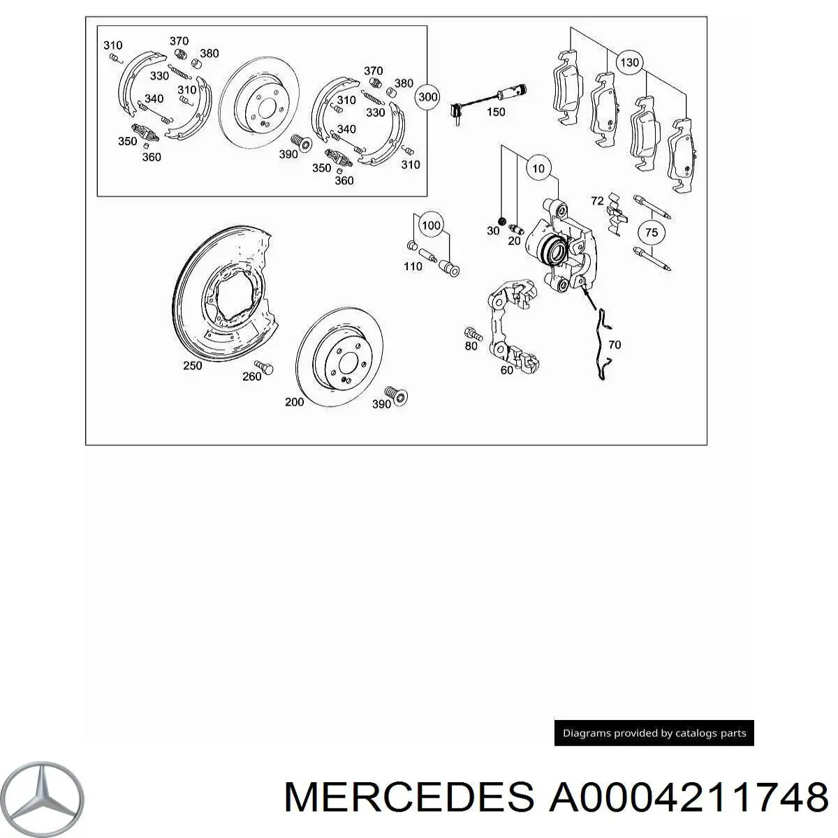  Mercedes A0004211748 цена, от 2.38 USD