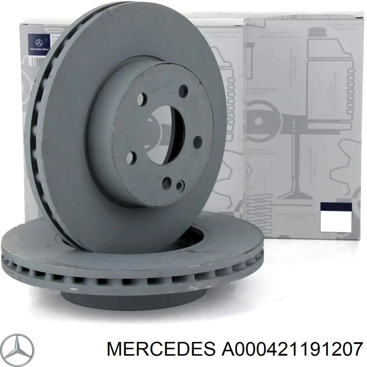 Тормоз дисковый передний Mercedes A000421191207 цена, от 70.84 USD