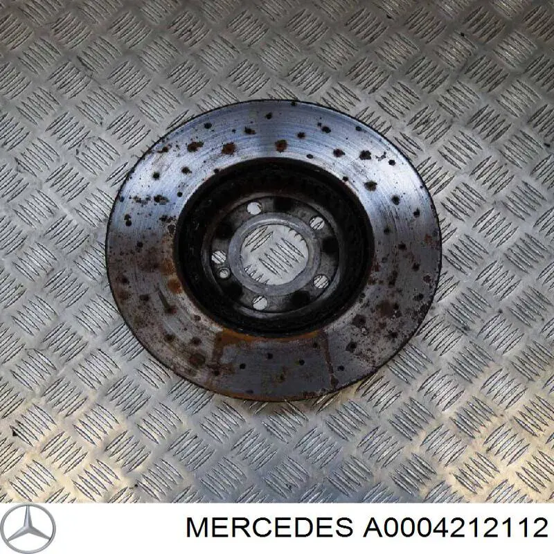 Передние тормозные диски A0004212112 Mercedes