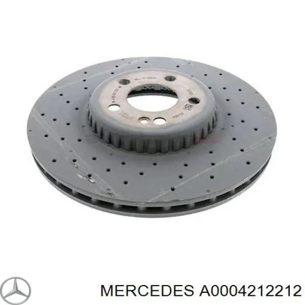 Диск тормозной передний Mercedes A0004212212