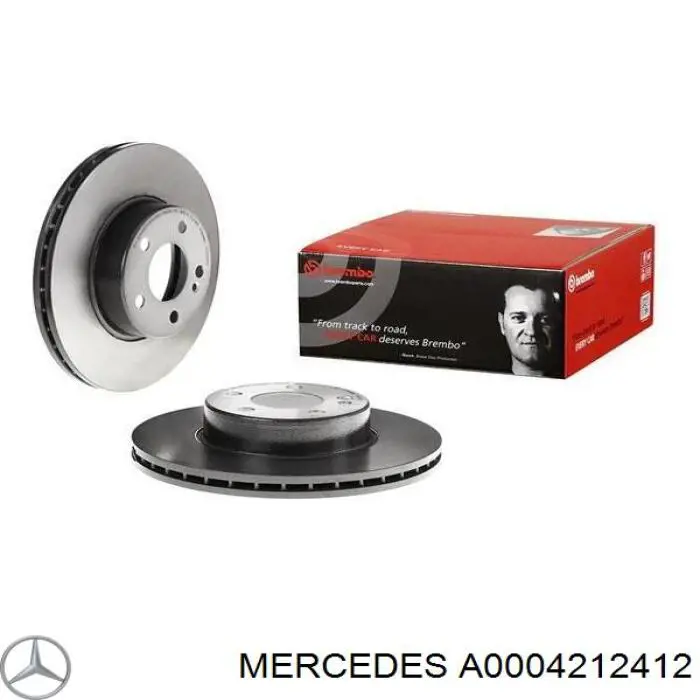 Купить A0004212412 Mercedes Ротор тормозной