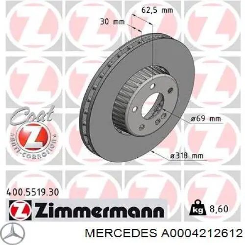  A0004212612 Mercedes