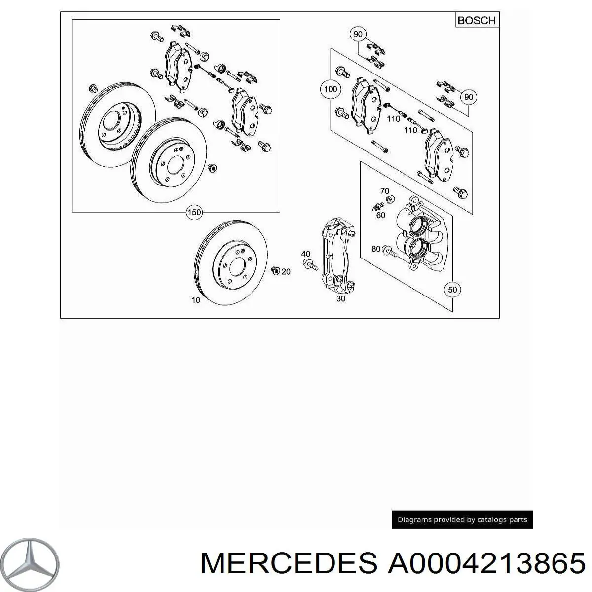 Купить A0004213865 Mercedes 