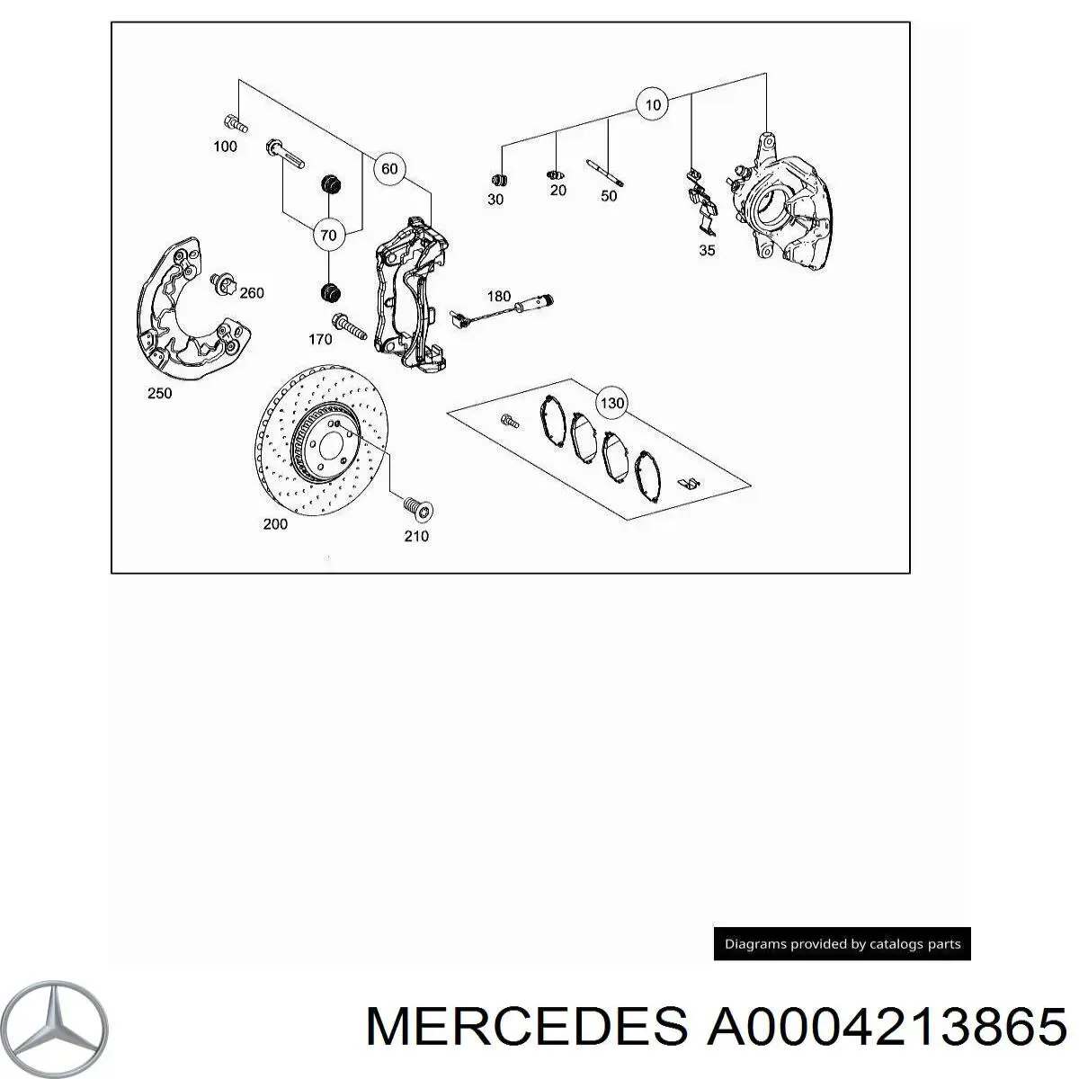  Mercedes A0004213865 цена, от 9.70 USD