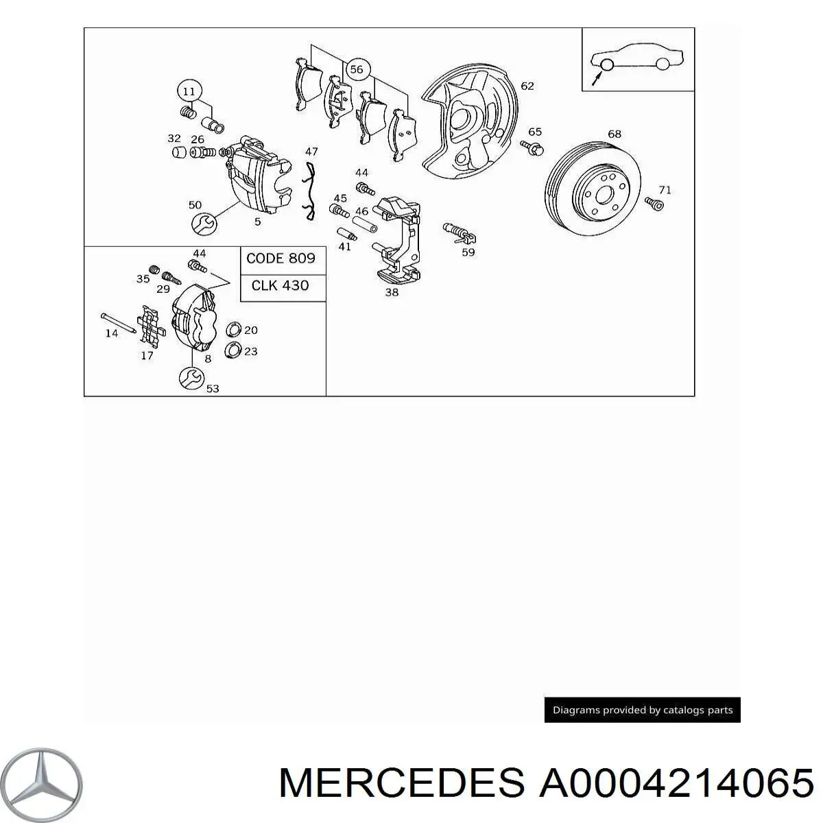 A0004214065 Mercedes 