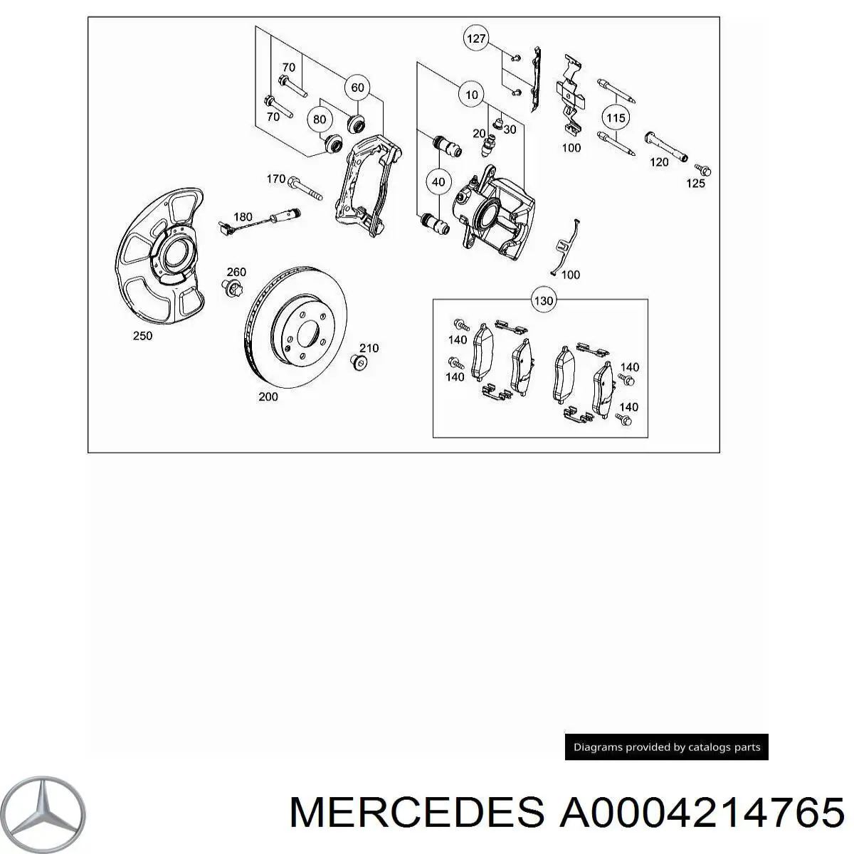 Купить A0004214765 Mercedes 