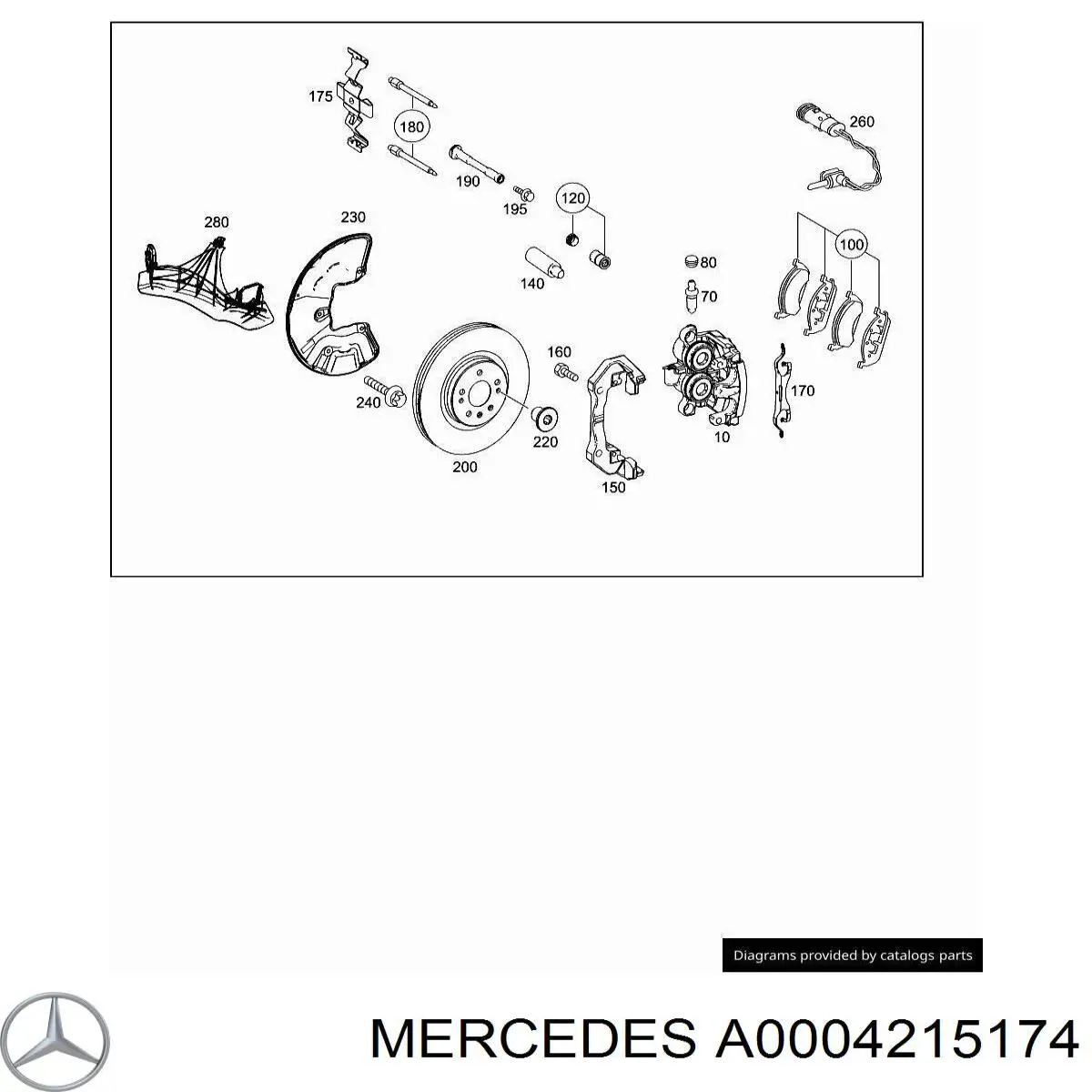 A0004215174 Mercedes 