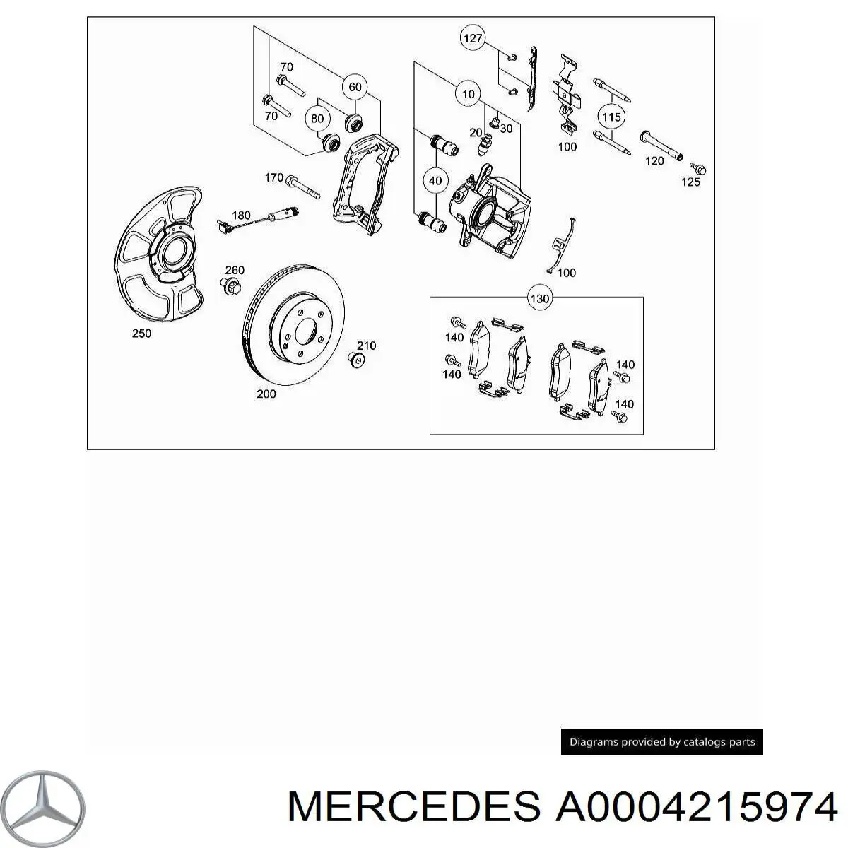  Mercedes A0004215974 цена, от 56.06 USD