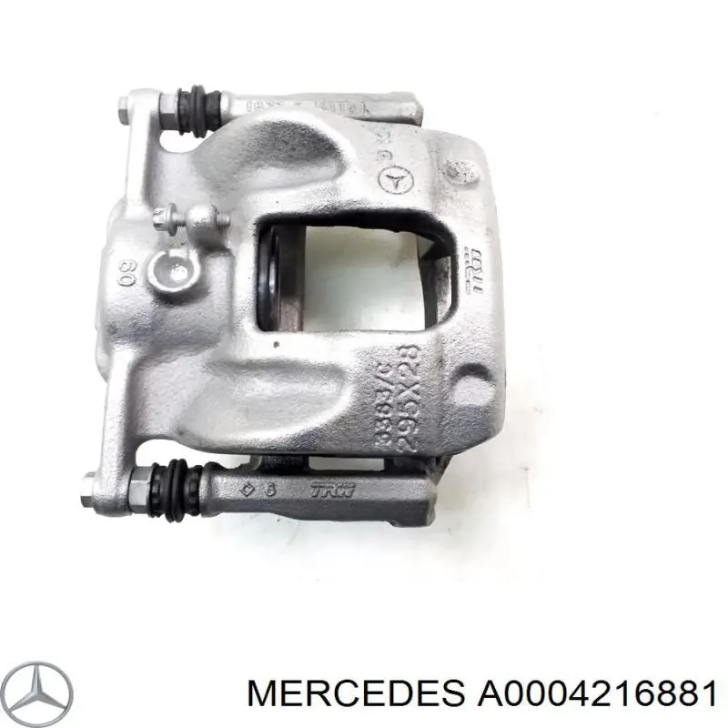 Суппорт тормозной передний правый A0004216881 Mercedes