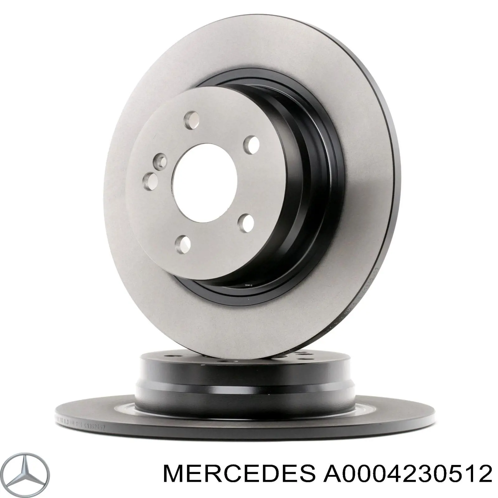 A0004230512 Mercedes тормозные диски