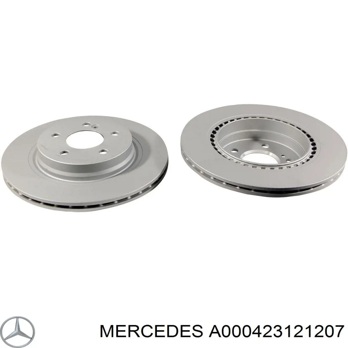 Тормозные диски A000423121207 Mercedes
