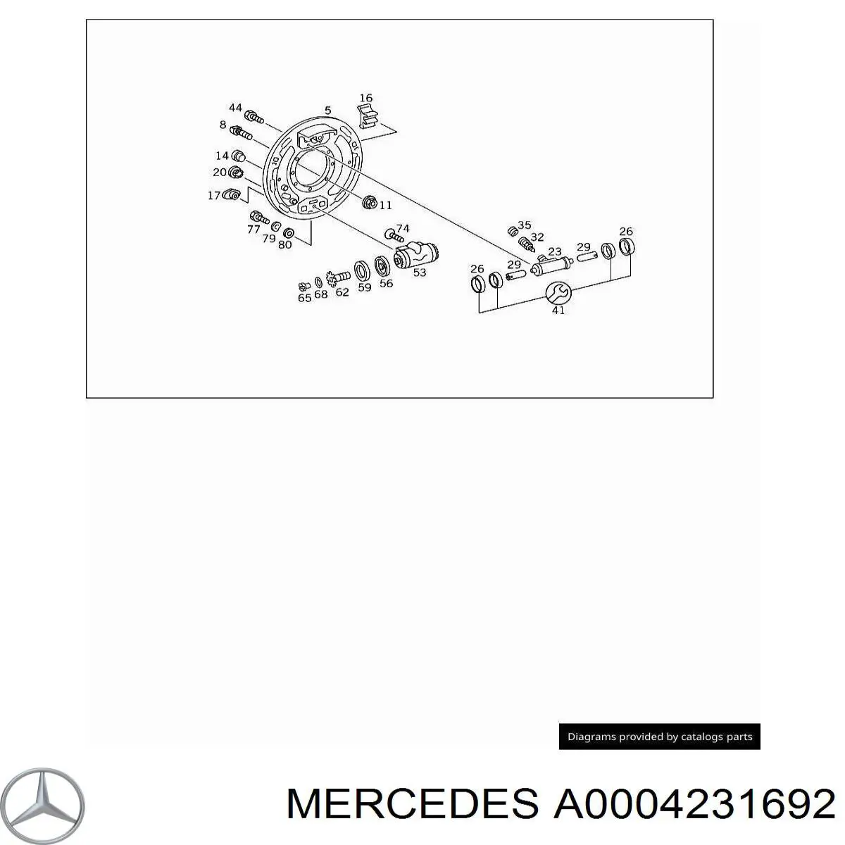 0004231692 Mercedes 