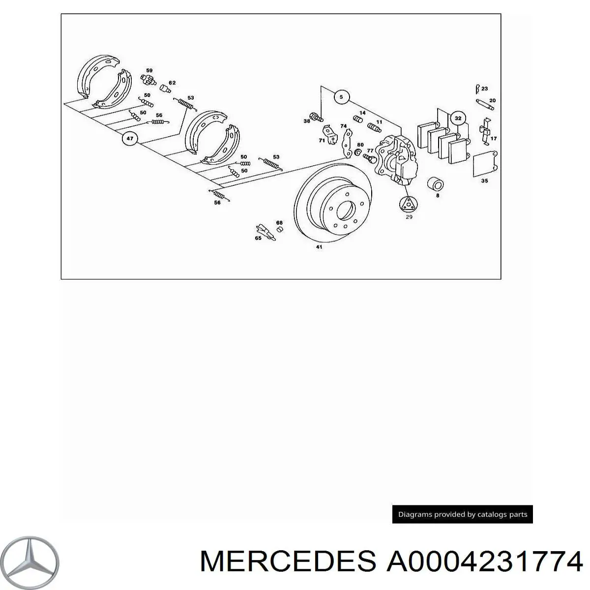 A0004231774 Mercedes 