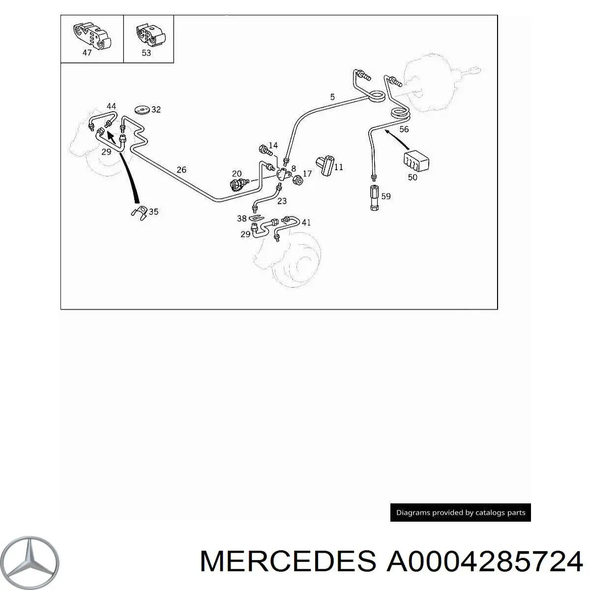 A0004285724 Mercedes 