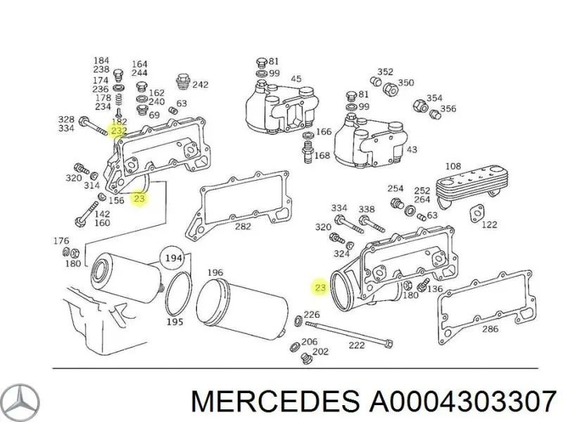 0004303307 Mercedes 