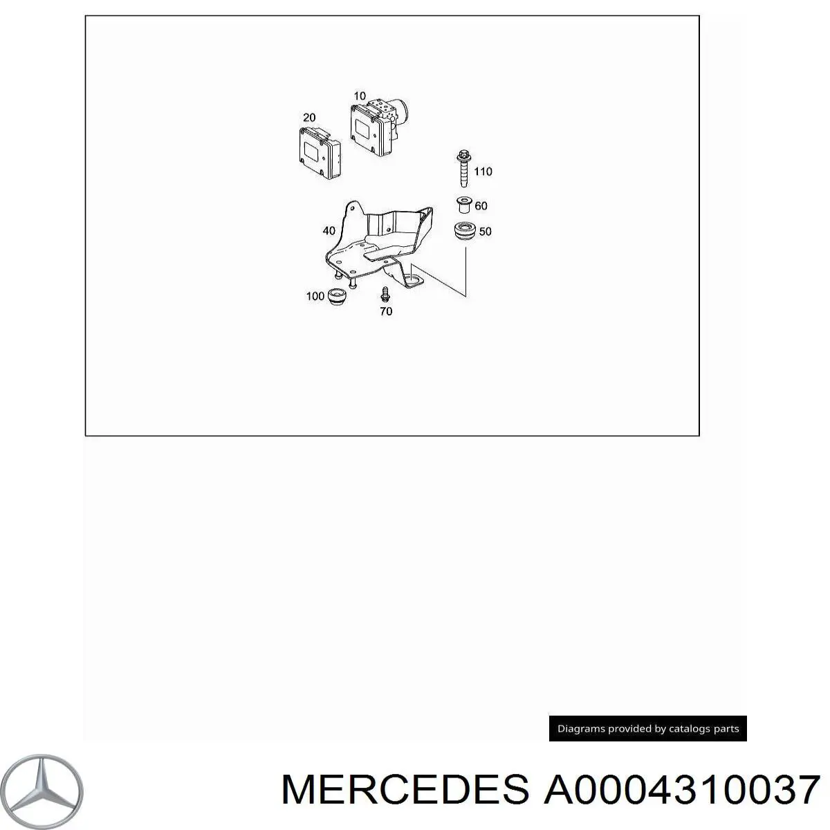 A0004310037 Mercedes 
