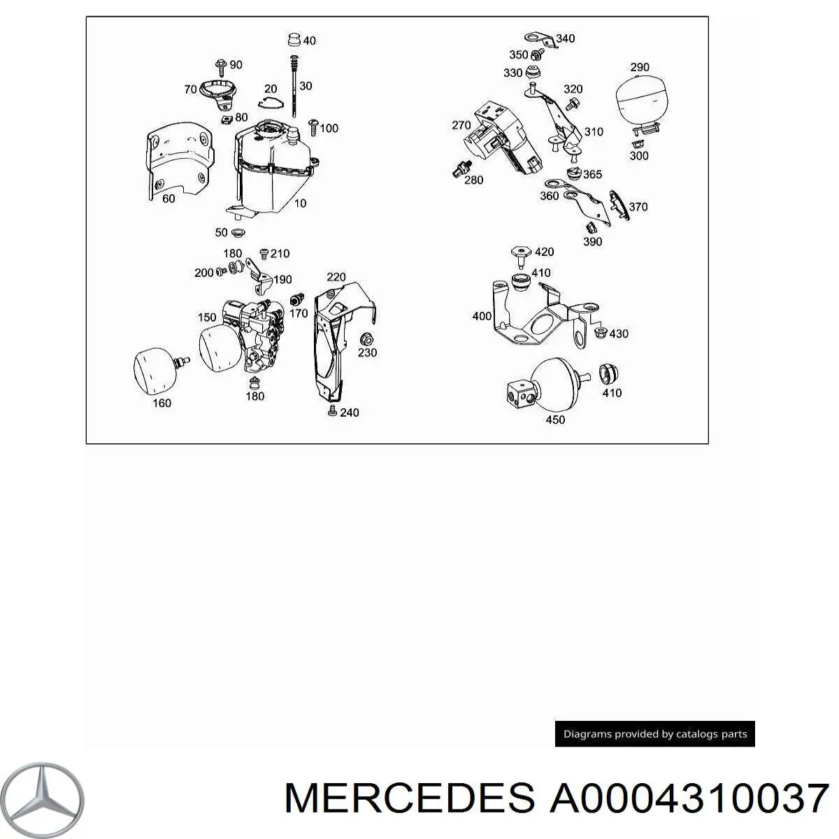  Mercedes A0004310037 цена, от 3.54 USD