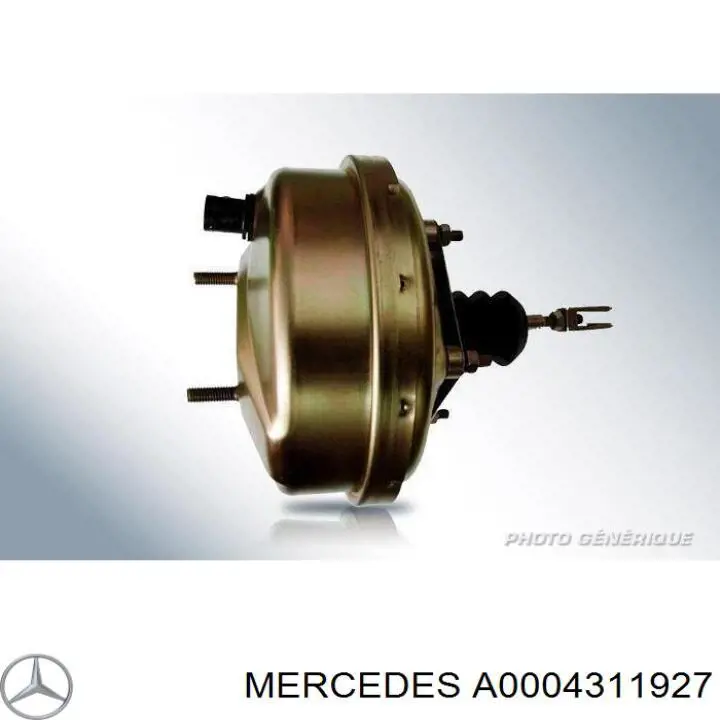 A0004311927 Mercedes усилитель тормозов вакуумный