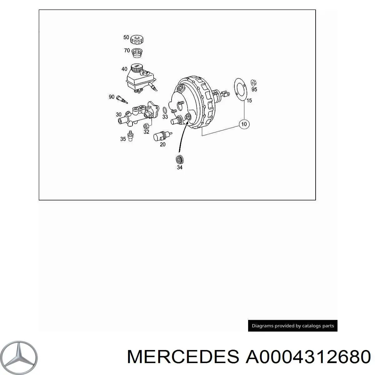  Mercedes A0004312680 цена, от 4.08 USD