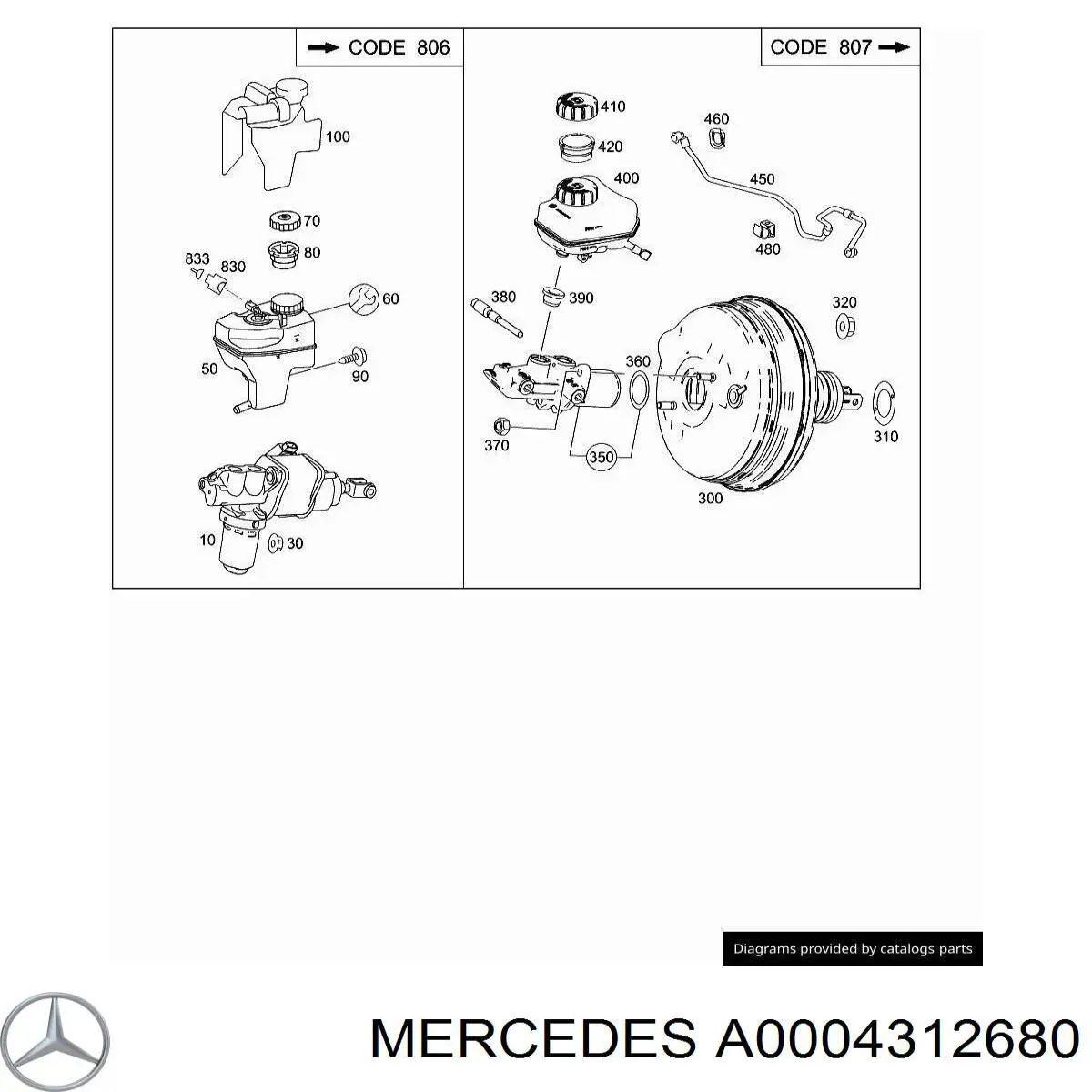 Купить A0004312680 Mercedes 