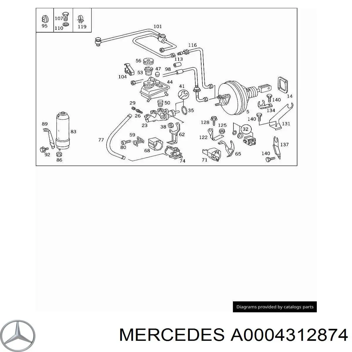 A0004312874 Mercedes 