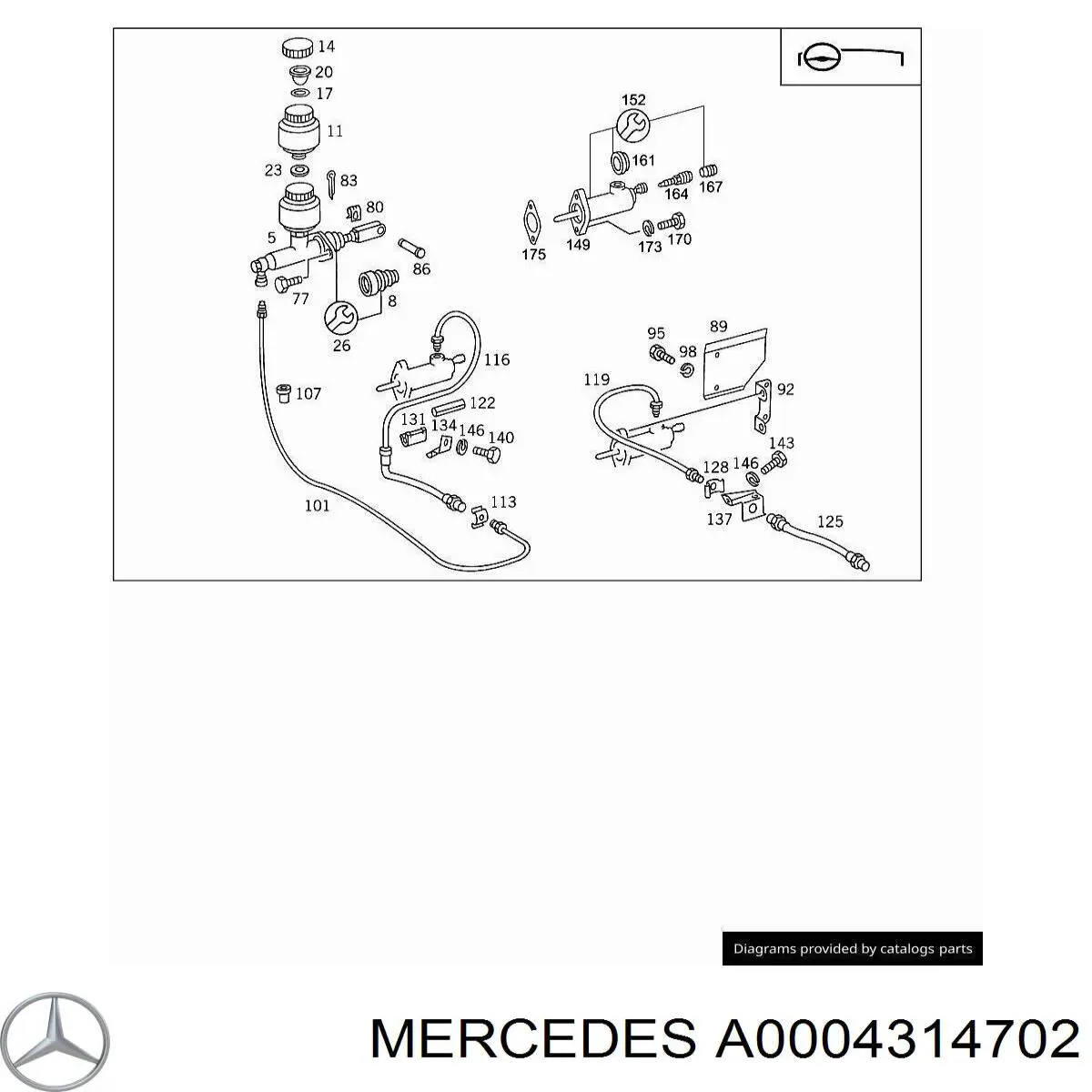 Купить 0014314602 Mercedes 