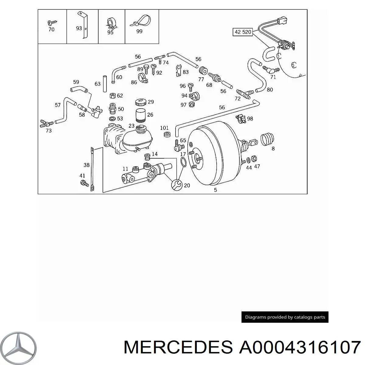  0004316107 Mercedes