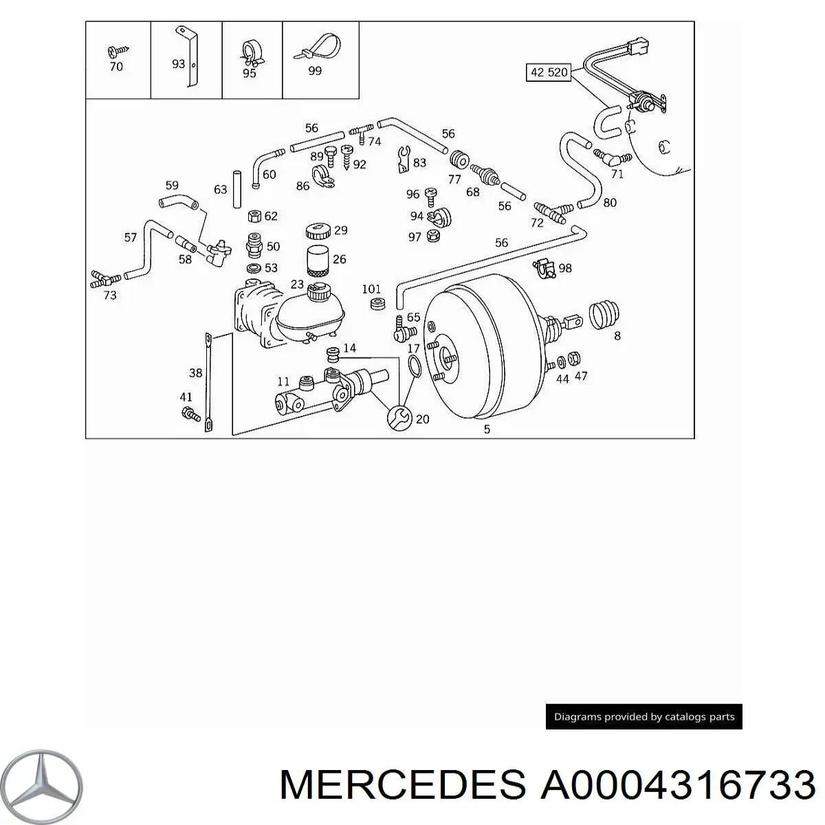  A0004316733 Mercedes