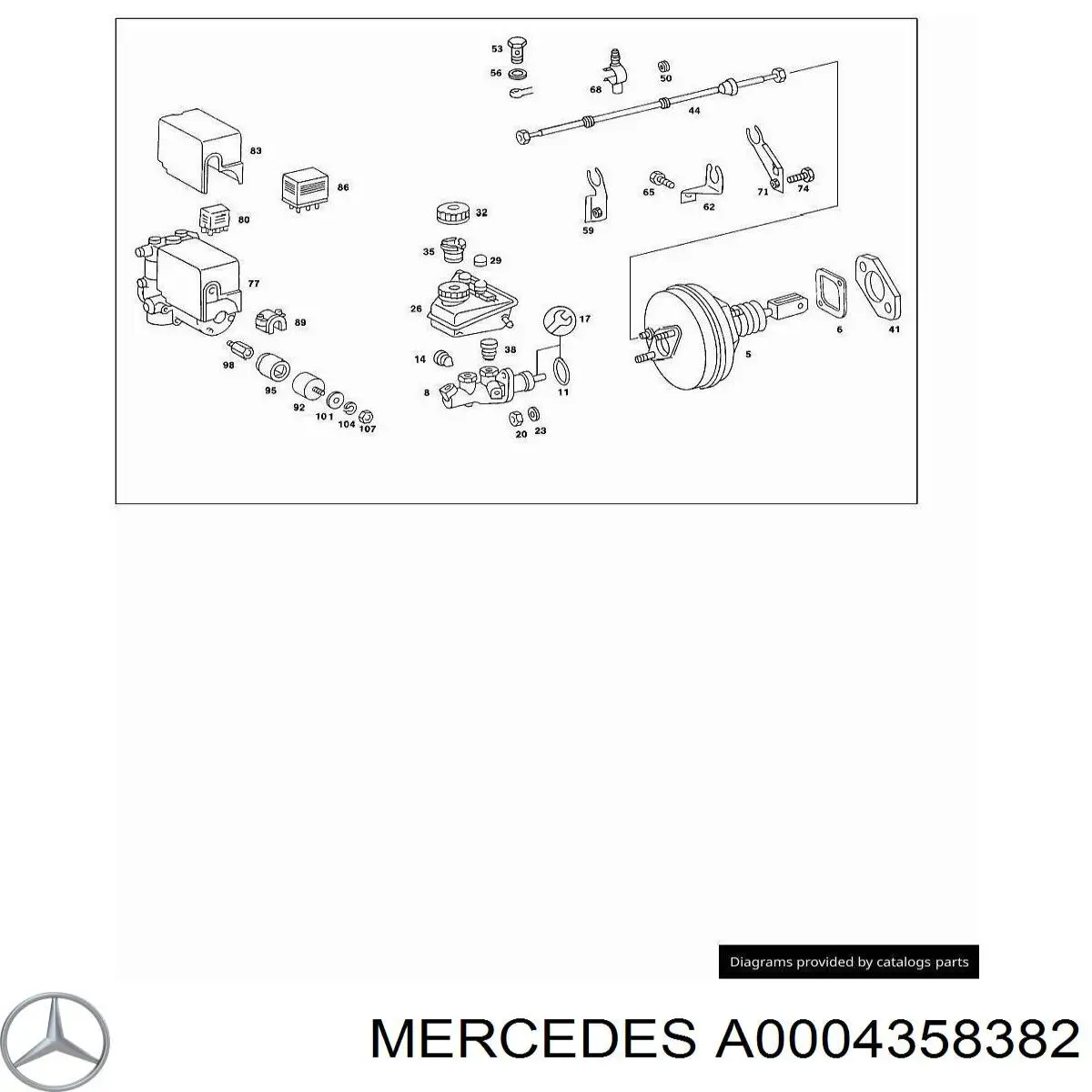  A0004358382 Mercedes