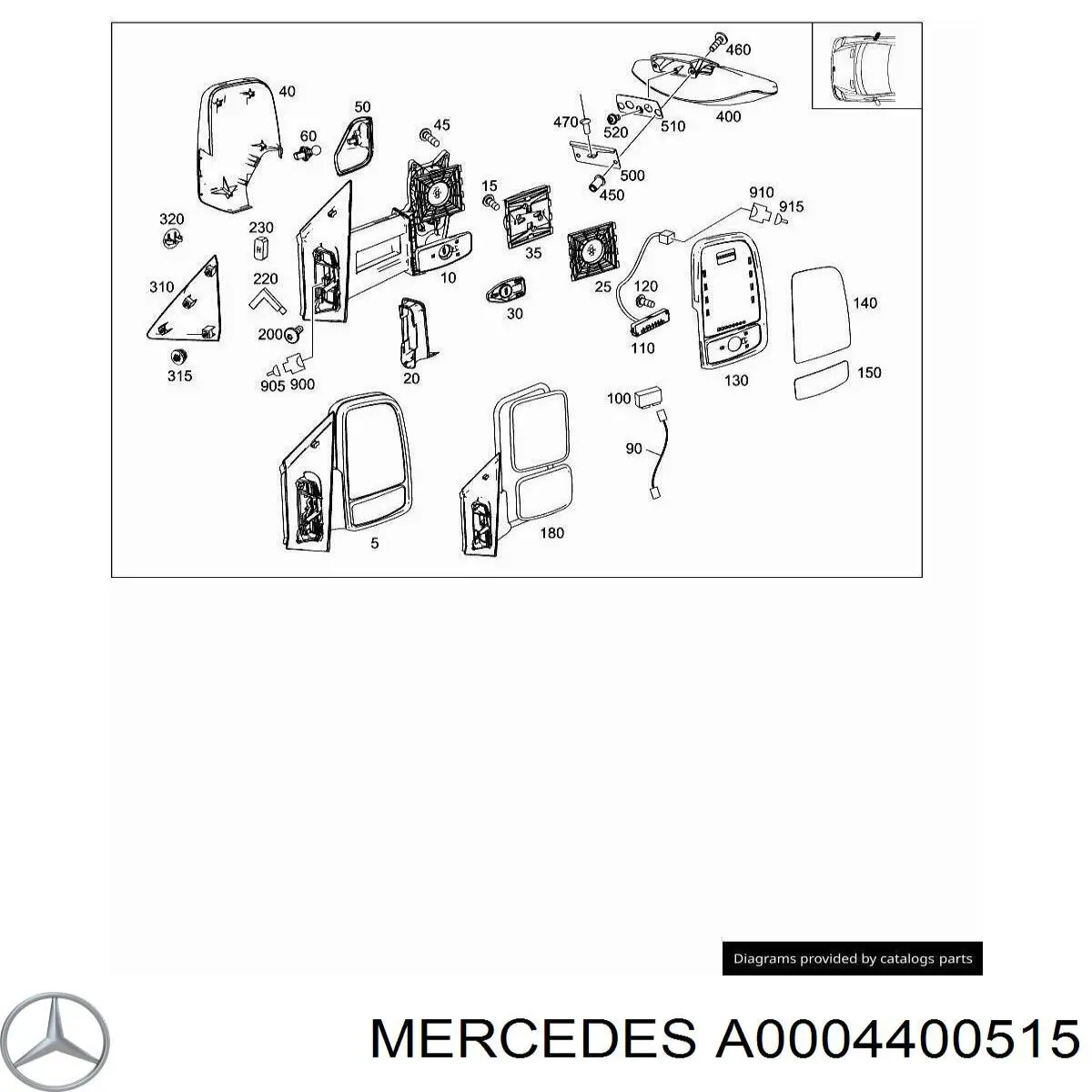 A0004400515 Mercedes 