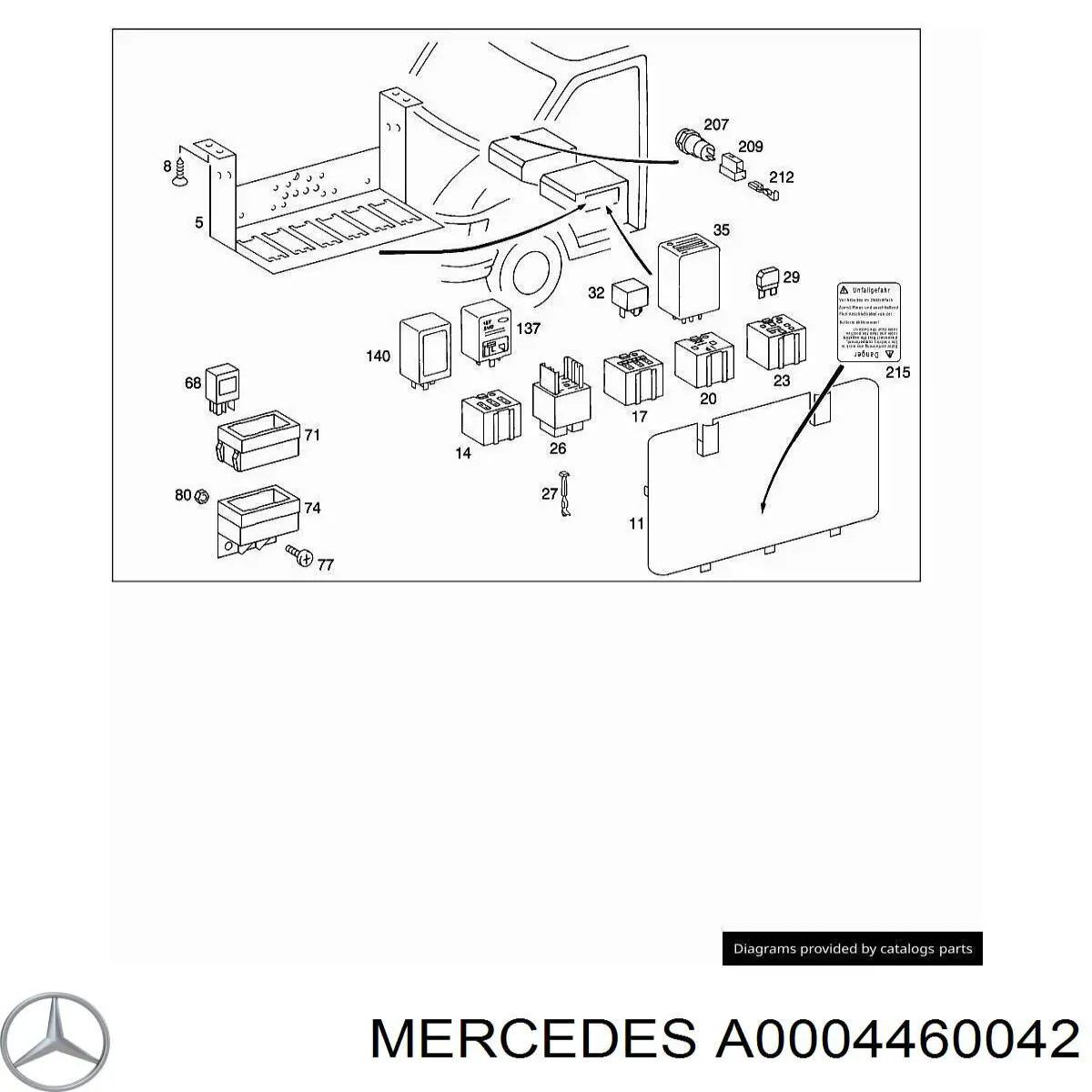 Стартер Mercedes A0004460642 цена, от 10.14 USD