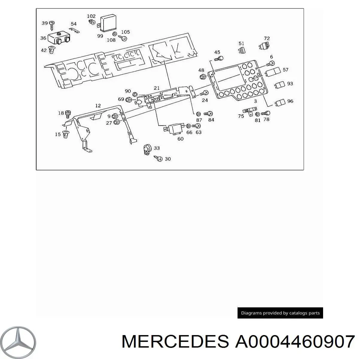 A0004460907 Mercedes 