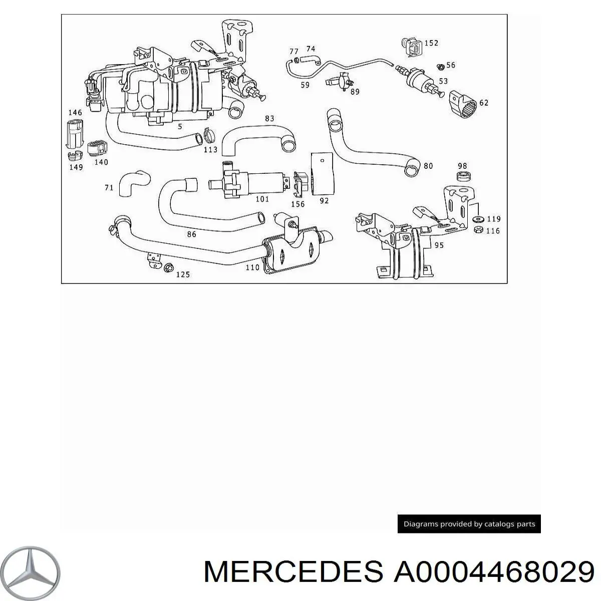 A0004468029 Mercedes 