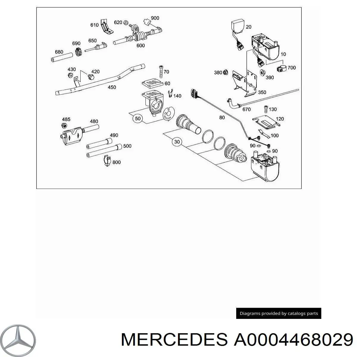  Mercedes A0004468029 цена, от 177.42 USD