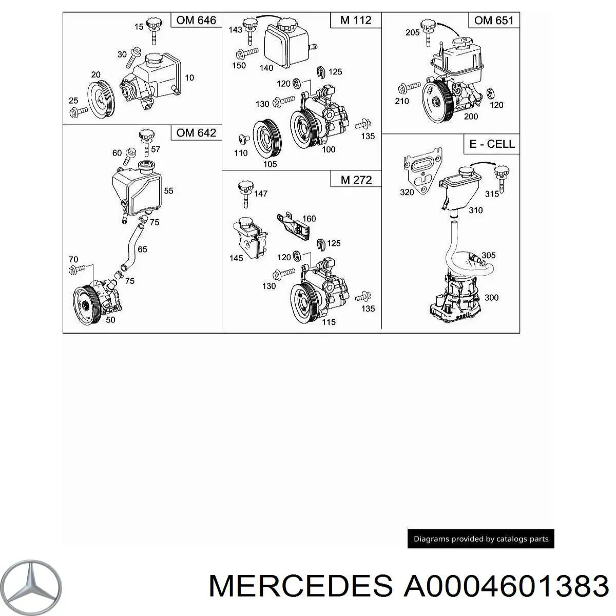 A0004601383 Mercedes 