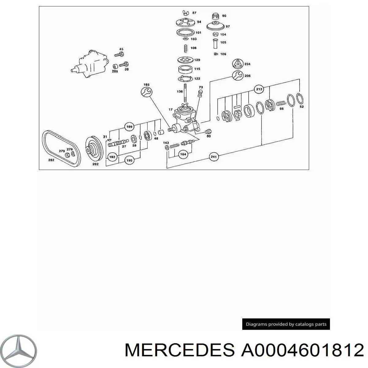 A0004601812 Mercedes 