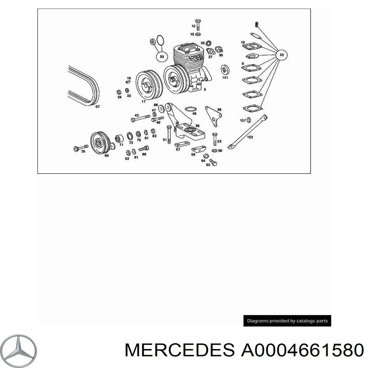 0004661580 Mercedes 