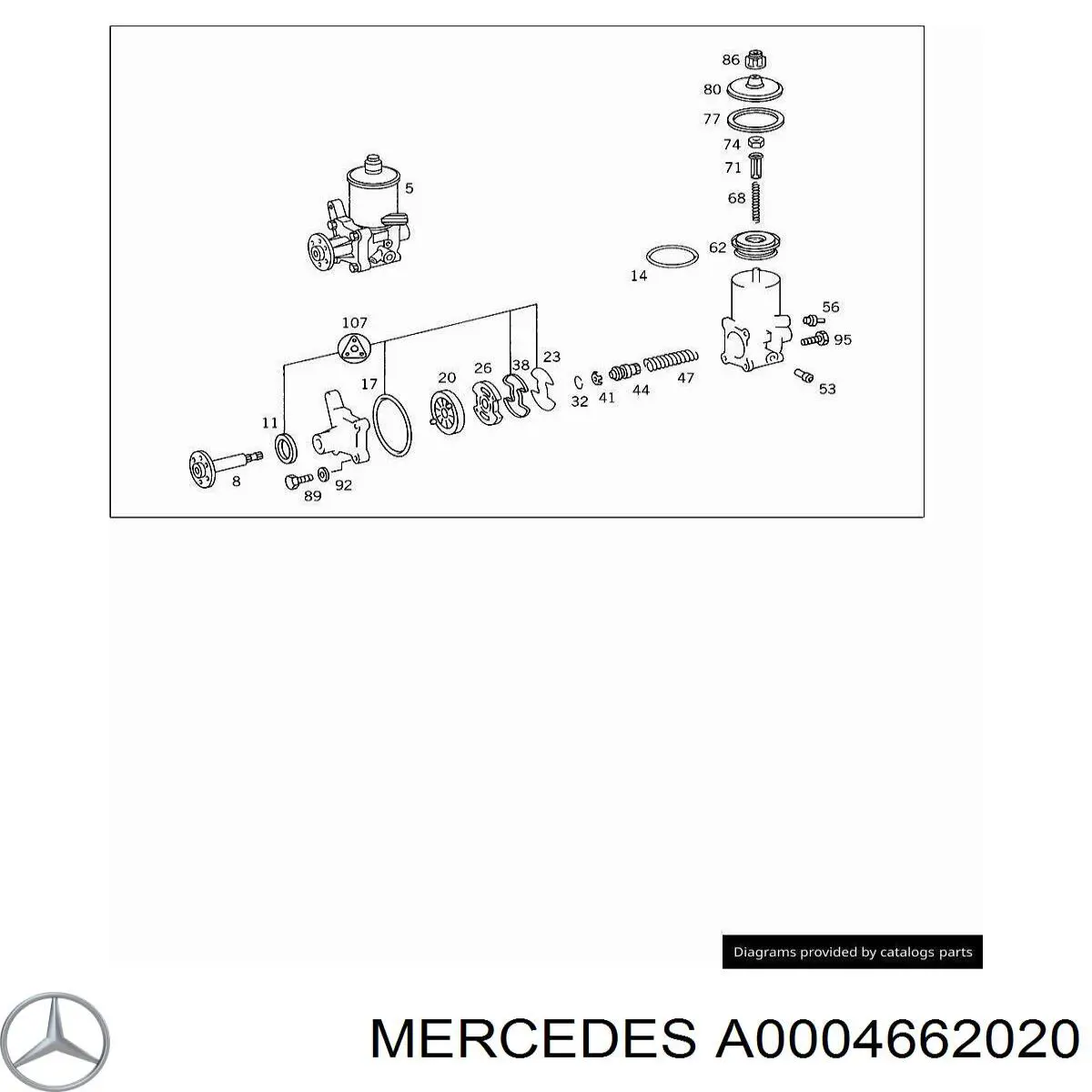 A0004662020 Mercedes 