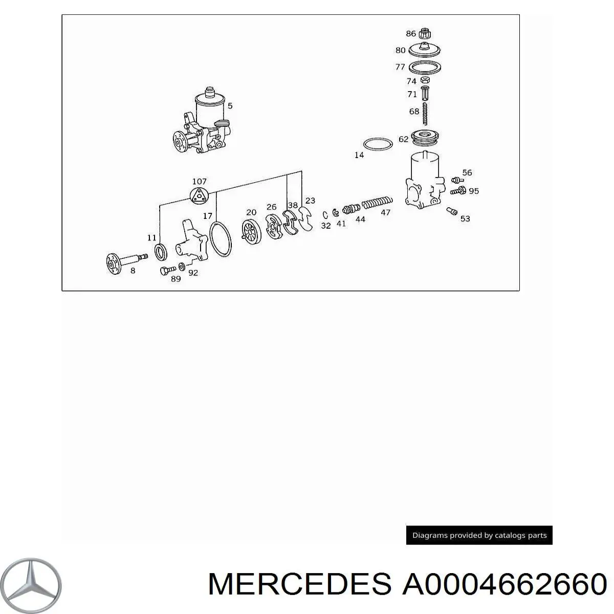  Mercedes A0004662660 цена, от 35.64 USD