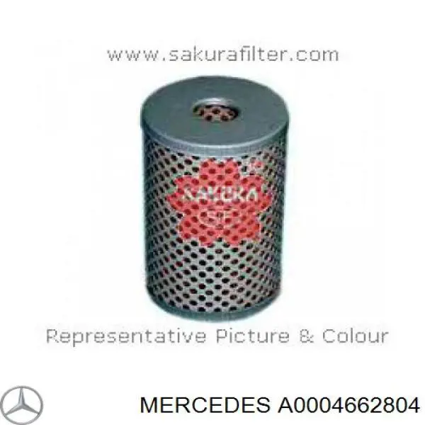 Filtro hidráulico, dirección A0004662804 Mercedes