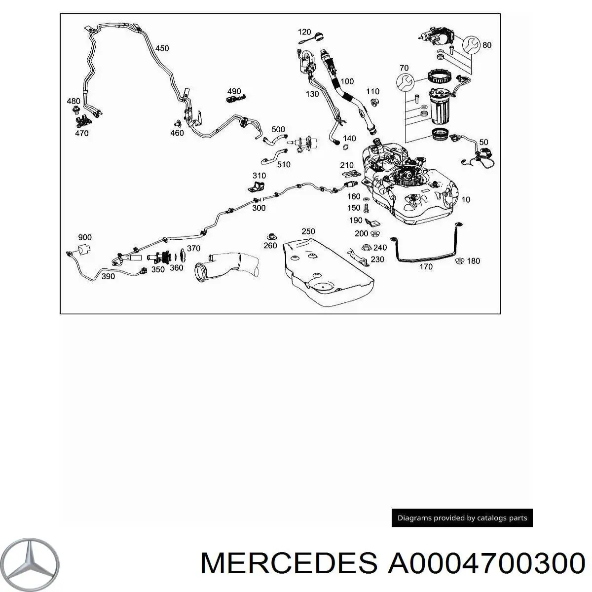  A0004700300 Mercedes