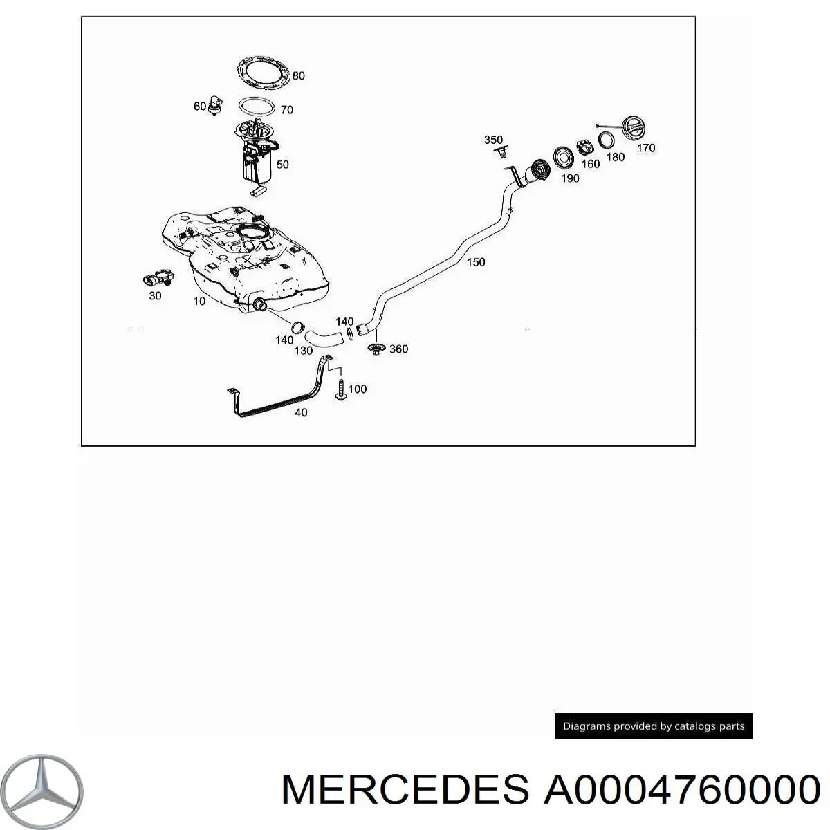 Купить A0004760000 Mercedes 