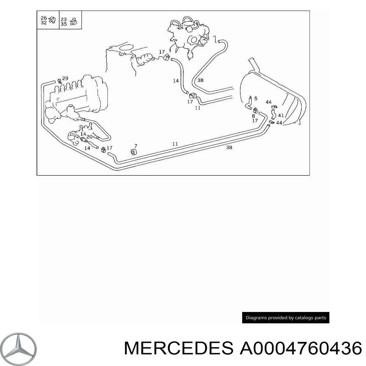  A0004760436 Mercedes